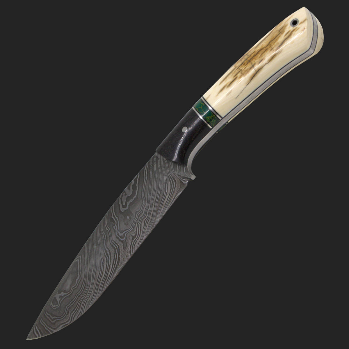 Outdoormesser - Torsionsdamast
