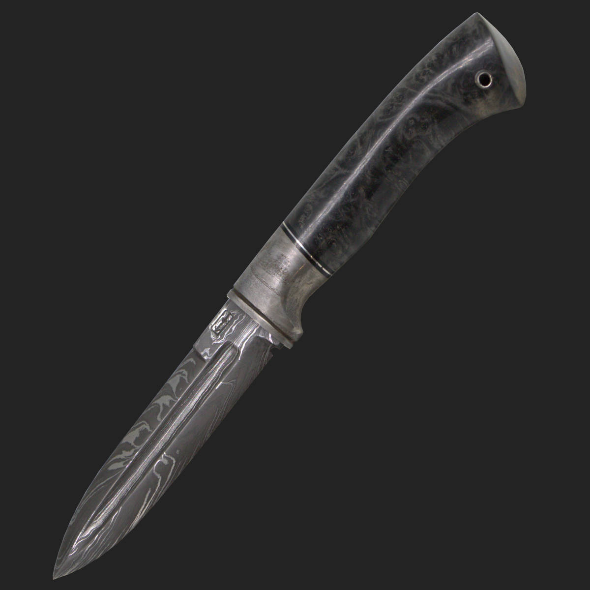 Jagd- und Outdoormesser - Federdamast